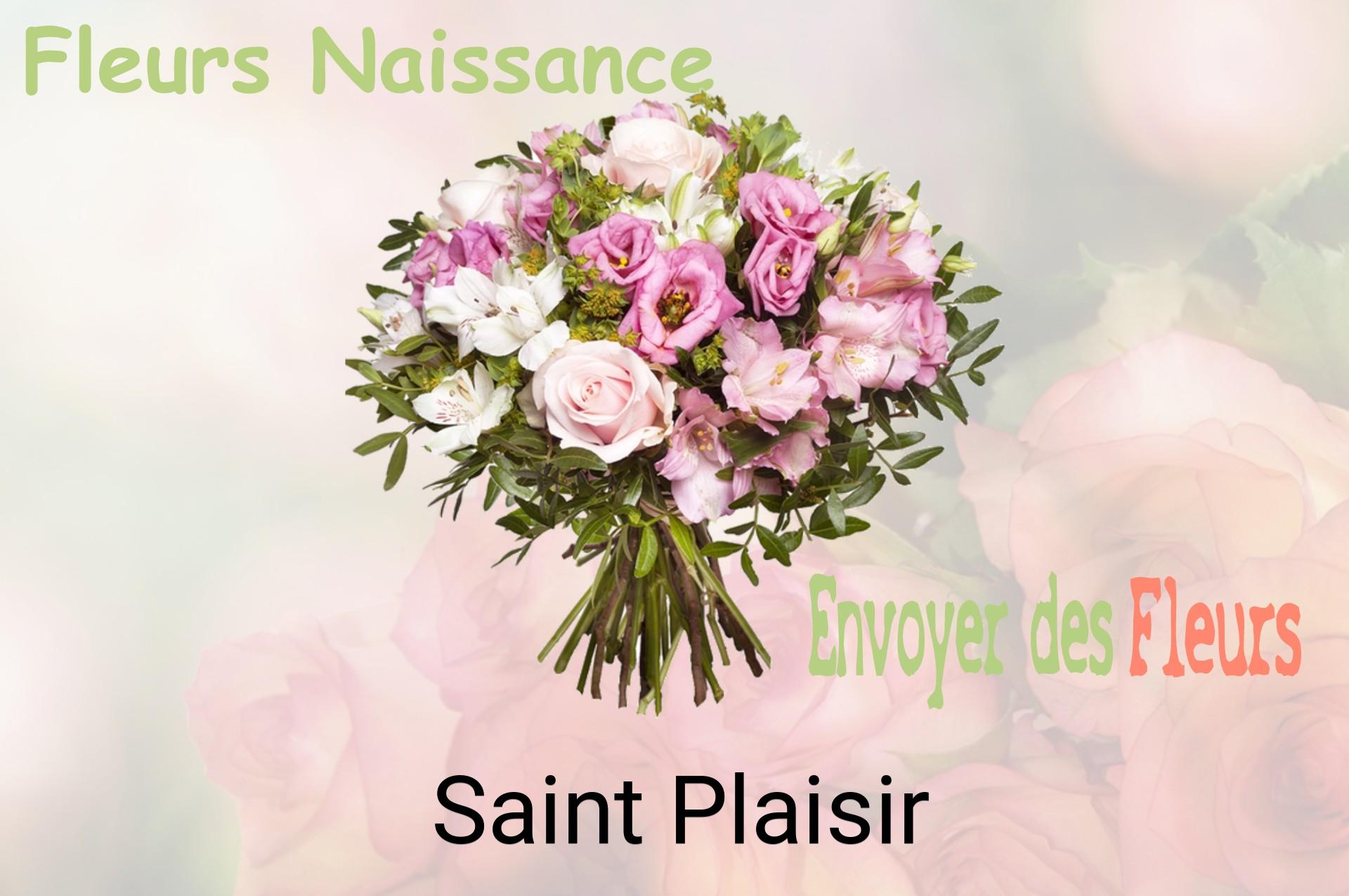 Bouquet de fleurs de naissance livré à Saint-Plaisir